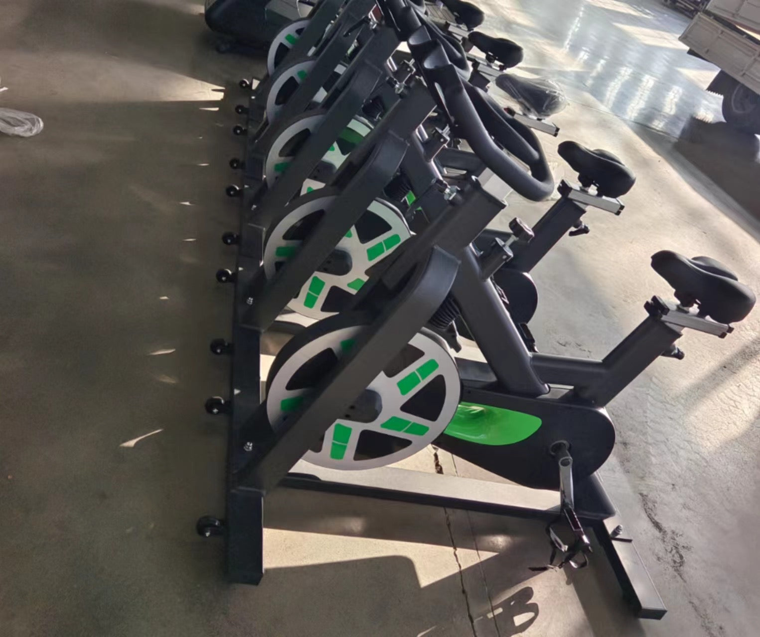 Commercial spinning bike